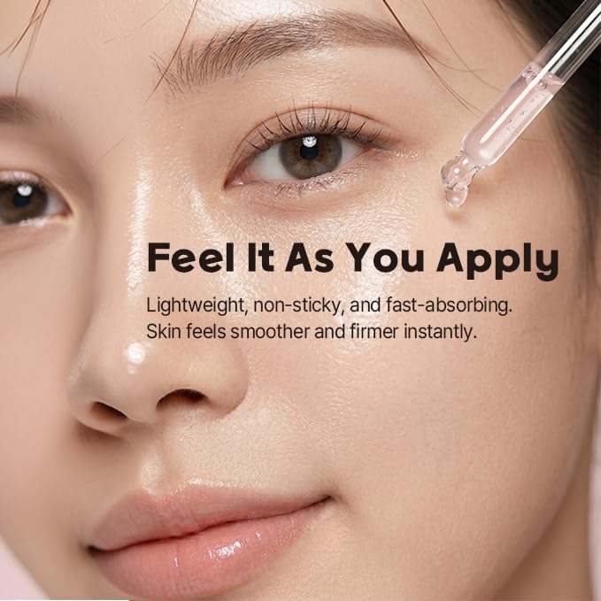 BAMSAE Hydrolyzed Collagen Lifting Serum – Firming & Hydrating Face Serum for Sensitive Skin – Visibly Smooth & Radiant Complexion – Clean Korean Skincare – 48.75% Hydrolyzed Collagen, 1.01 fl. oz.