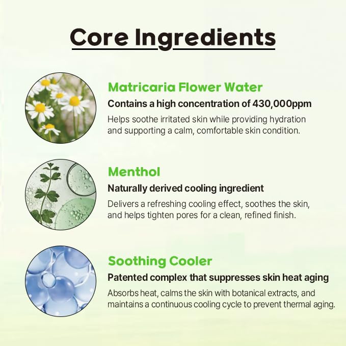 BAMSAE Matricaria Calming Serum – Soothing & Hydrating Face Serum for Sensitive Skin – Helps Comfort & Refresh Skin – Clean Korean Skincare – 43% Matricaria Flower Water, 1.01 fl. oz.